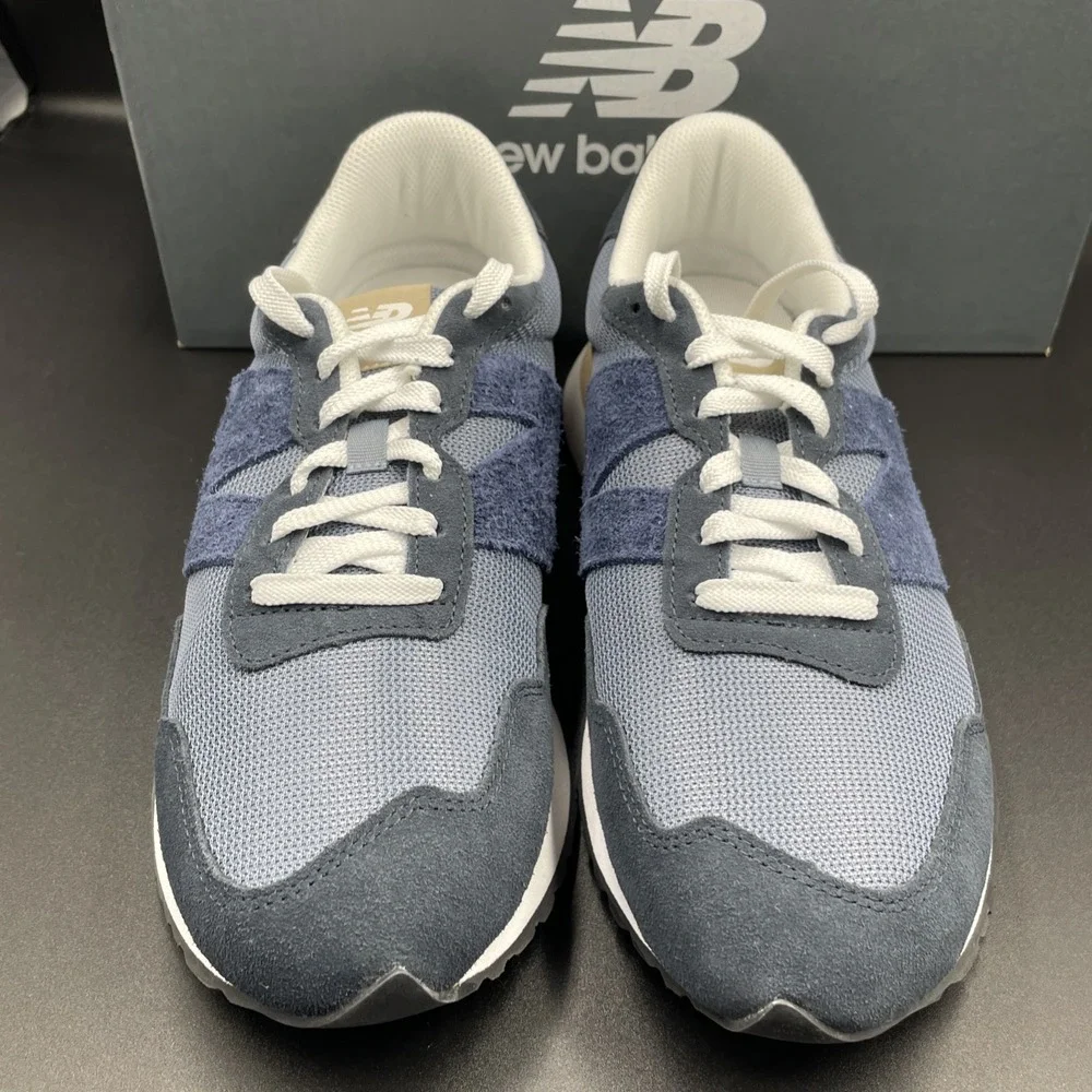 New Balance 237 Running Shoes Sneakers Men's Size 9 Grey / Blue / White M2374EK